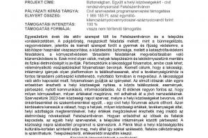 tájékoztató